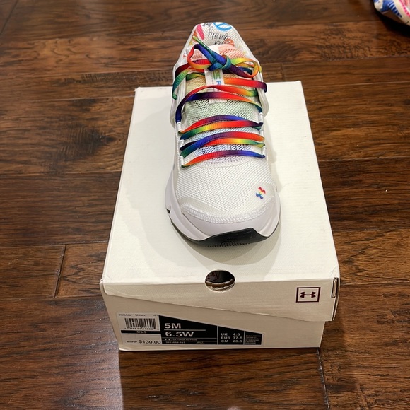 UNDERARMOUR FORGE RC PRIDE NWT SIZE 5 MEN, 6.5 WOMEN - Picture 2 of 7